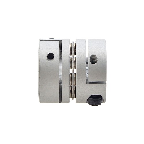 8mm - 8mm Elastyczne sprzęgło jednotarczowe 19x19mm CNC Silnik krokowy Sprzęgło wału wpustowego