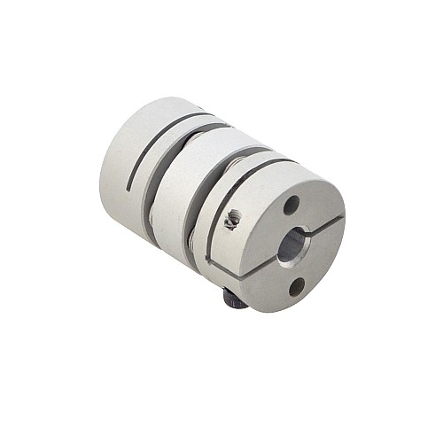 5mm - 5mm Elastyczne podwójne sprzęgło tarczowe 19x26mm Łącznik wału silnika krokowego CNC