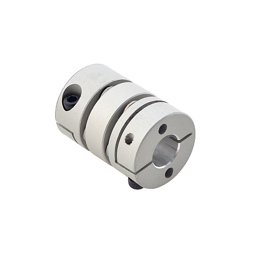 8mm - 8mm Elastyczne podwójne sprzęgło tarczowe 19x26mm Łącznik wału silnika krokowego CNC