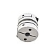 5mm - 6mm Elastyczne sprzęgło jednotarczowe 26x26mm CNC Silnik krokowy Sprzęgło wału wpustowego