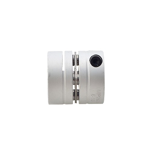 6mm - 10mm Elastyczne sprzęgło jednotarczowe 26x26mm CNC Silnik krokowy Sprzęgło wału wpustowego
