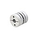 8mm - 10mm Elastyczne sprzęgło jednotarczowe 26x26mm Łącznik wału silnika krokowego CNC