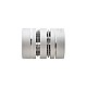 5mm - 8mm Elastyczne podwójne sprzęgło tarczowe 26x35mm Łącznik wału silnika krokowego CNC