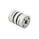 5mm - 8mm Elastyczne podwójne sprzęgło tarczowe 26x35mm Łącznik wału silnika krokowego CNC
