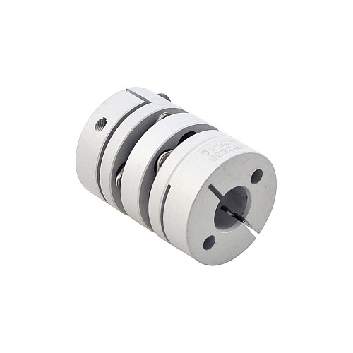 6,35mm - 10mm Elastyczne podwójne sprzęgło tarczowe 26x35mm Łącznik wału silnika krokowego CNC