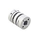 6,35mm - 10mm Elastyczne podwójne sprzęgło tarczowe 26x35mm Łącznik wału silnika krokowego CNC
