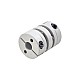 8mm - 8mm Elastyczne podwójne sprzęgło tarczowe 26x35mm Łącznik wału silnika krokowego CNC