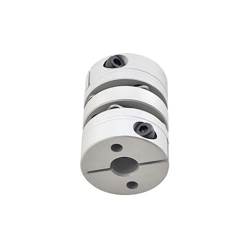 8mm - 8mm Elastyczne podwójne sprzęgło tarczowe 26x35mm Łącznik wału silnika krokowego CNC