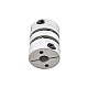 8mm - 8mm Elastyczne podwójne sprzęgło tarczowe 26x35mm Łącznik wału silnika krokowego CNC