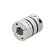 8mm - 14mm Elastyczne podwójne sprzęgło tarczowe 32x41mm Łącznik wału silnika krokowego CNC