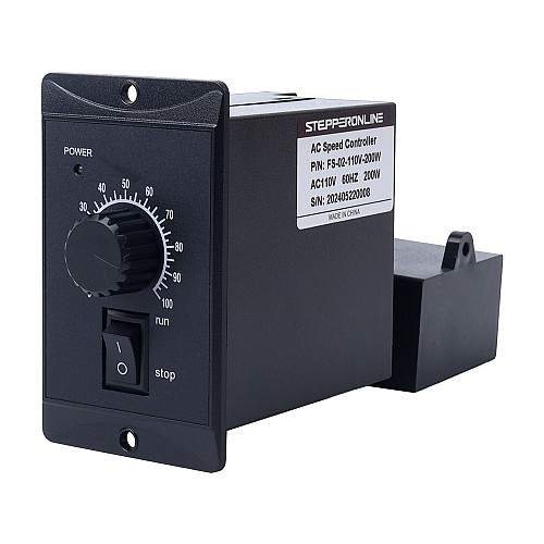 Jednofazowy regulator prędkości silnika 200W 110VAC do silnika o zmiennej prędkości - FS-02-110V-200W | StepperOnline