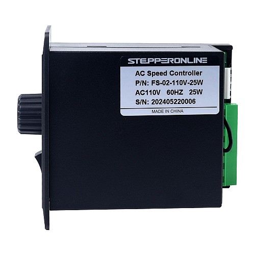Jednofazowy regulator prędkości silnika 25W 110VAC do silnika o zmiennej prędkości - FS-02-110V-25W | StepperOnline