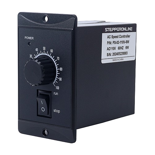 Jednofazowy regulator prędkości silnika 6W 110VAC do silnika o zmiennej prędkości - FS-02-110V-6W | StepperOnline