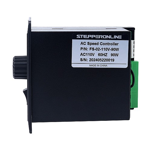 Jednofazowy regulator prędkości silnika 110 V o mocy 90W do silnika o zmiennej prędkości - FS-02-110V-90W | StepperOnline Jednofazowy regulator prędkości silnika 110 V o mocy 90W do silnika o zmiennej prędkości - FS-02-110V-90W | StepperOnline