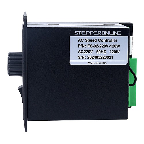 Jednofazowy regulator prędkości silnika 220VAC o mocy 120W do silnika o zmiennej prędkości - FS-02-220V-120W | StepperOnline