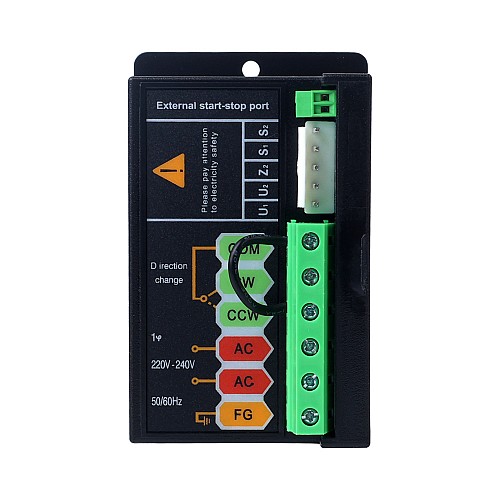 Jednofazowy regulator prędkości silnika 220VAC o mocy 120W do silnika o zmiennej prędkości - FS-02-220V-120W | StepperOnline