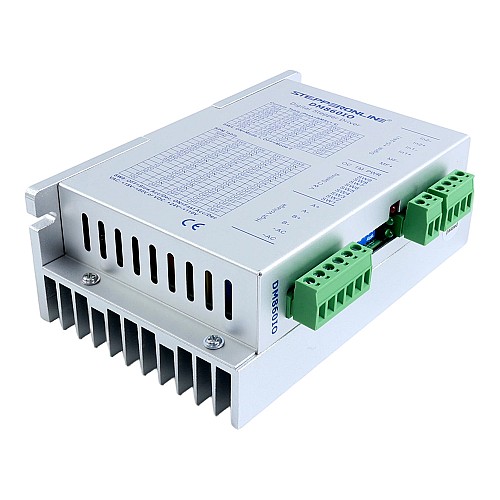 Sterownik silnika krokowego z kontrolą I/O 0,1-6,0A 24-110VDC do silników Nema 34 - DM860IO | StepperOnline Sterownik silnika krokowego z kontrolą I/O 0,1-6,0A 24-110VDC do silników Nema 34 - DM860IO | StepperOnline
