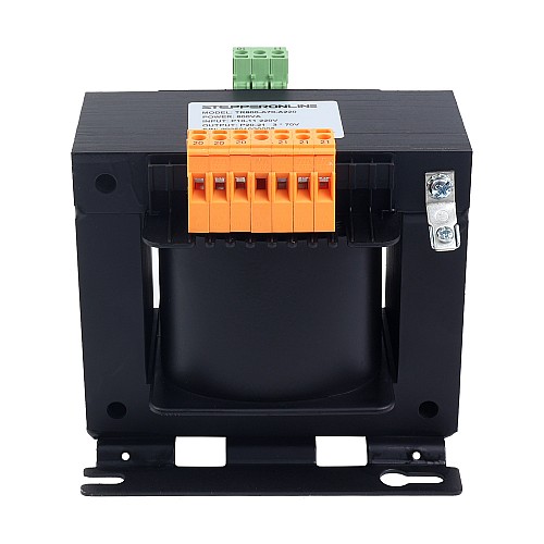 800VA Jednofazowy kwadratowy transformator sterujący 220VAC do 3 x 70VAC 50/60Hz - TR800-A70-A220 | StepperOnline