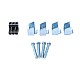 7 800x480px Port szeregowy RS-485 i USB 128MB/FLASH 128MB/pamięć Ekran dotykowy HMI Wyświetlacz LED - HI3070ig-O | StepperOnline