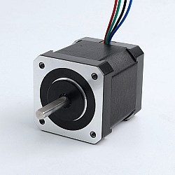 Używane produkty - Podwójny wał Nema 17 Bipolarny 0,9° 44Ncm(62,3oz.in) 1,68A 42x42x48mm 4 przewody z kablem 0,085m