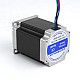 Nema 23 Dwubiegunowy 1,8deg 1.9Nm(269.06oz.in) 2,8A 57x57x76 mm 4 przewody
