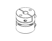 Elastyczne sprzęgło wału tarczowego