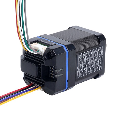 Seria ESS 0,48Nm(68,00oz.in) Nema 17 Zintegrowany silnik krokowy serwo z zamkniętą pętlą RS485 24VDC 1000CPR - ESS17-RS04 | StepperOnline Seria ESS 0,48Nm(68,00oz.in) Nema 17 Zintegrowany silnik krokowy serwo z zamkniętą pętlą RS485 24VDC 1000CPR - ESS17-RS04 | StepperOnline