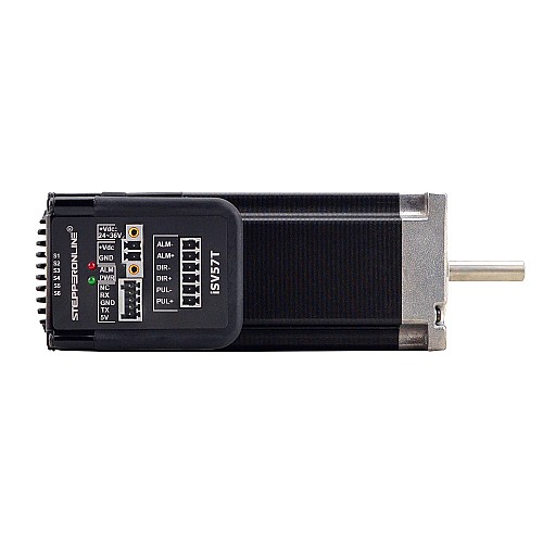 Zintegrowany łatwy silnik serwo NEMA 23 180W 3000rpm 0,6Nm(84,98oz.in) 20-50VDC - iSV57T-180 | StepperOnline Silnik serwo - zintegrowany łatwy silnik serwo NEMA 23 180W 3000rpm 0,6Nm(84,98oz.in) 20-50VDC