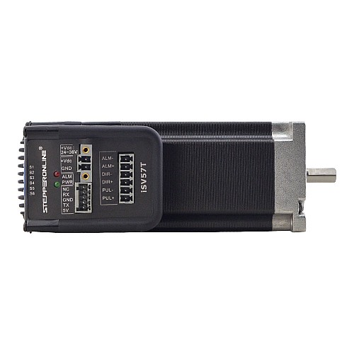 Zintegrowany serwomotor NEMA 23 Easy Servo Motor 180 W 3000 obr./min 0,6 Nm (84,98 uncji) 20-50 VDC - serwomotor z krótkim wałem