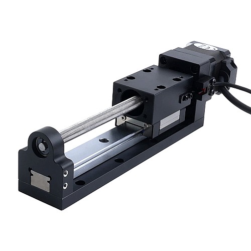 Liniowy siłownik śrubowy kulowy z silnikiem krokowym Nema 14 1,5A Skok 80mm 0,14Nm(19,83oz-in) Skok śruby 1mm(0,0393") z czujnikiem - LMD14S13BSB15-080 | StepperOnline