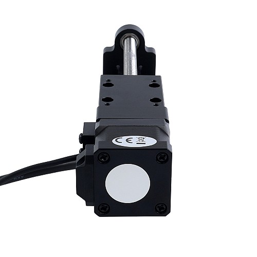 Liniowy siłownik śrubowy kulowy z silnikiem krokowym Nema 14 1,5A Skok 80mm 0,14Nm(19,83oz-in) Skok śruby 1mm(0,0393") z czujnikiem - LMD14S13BSB15-080 | StepperOnline