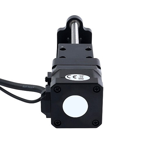 Liniowy siłownik śrubowy kulowy z silnikiem krokowym Nema 17 1,5A Skok 80mm 0,25Nm(35,40oz-in) Skok śruby 2mm(0,07874) z czujnikiem - LMD17S13BAB15-080 | StepperOnline