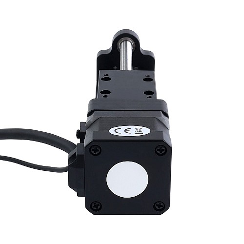 Liniowy siłownik śrubowy kulowy z silnikiem krokowym Nema 17 1,5A Skok 80mm 0,25Nm(35,40oz-in) Skok śruby 1mm(0,0393") z czujnikiem - LMD17S13BSB15-080 | StepperOnline