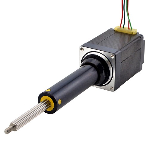NEMA 11 Captive Acme Liniowy silnik krokowy 1.0A 46mm Wzrost Prowadzić 5.08mm(0.2) Skok 50.8mm