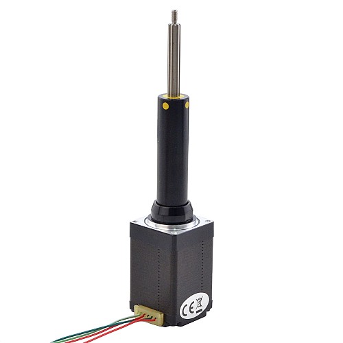 NEMA 11 Captive Acme Liniowy silnik krokowy 1.0A 46mm Wzrost Prowadzić 5.08mm(0.2) Skok 50.8mm