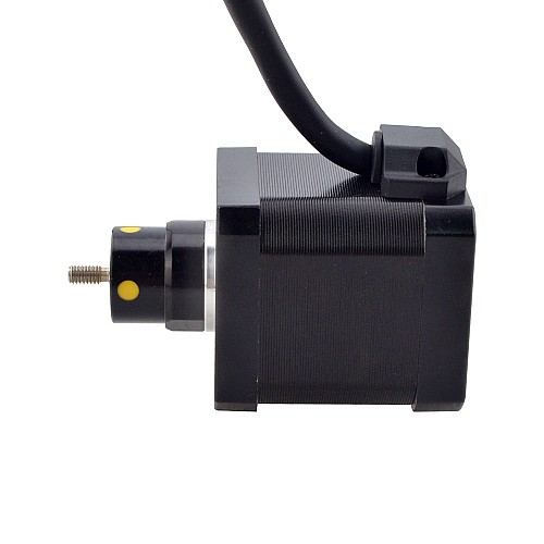 NEMA 17 Captive Acme Liniowy silnik krokowy 2.5A 48mm Wzrost Prowadzić 2.54mm(0.1) Skok 12.7mm