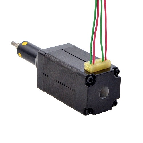 NEMA 8 Captive Acme Liniowy silnik krokowy 0.5A 38.2mm Wzrost Prowadzić 2mm(0.07874") Skok 19.1mm - 8C15S0504AC5-019RS | StepperOnline NEMA 8 Captive Acme Liniowy silnik krokowy 0.5A 38.2mm Wzrost Prowadzić 2mm(0.07874") Skok 19.1mm - 8C15S0504AC5-019RS | StepperOnline