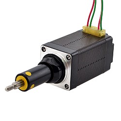 NEMA 8 Captive Acme Liniowy silnik krokowy 0.5A 38.2mm Wzrost Prowadzić 2mm(0.07874") Skok 19.1mm