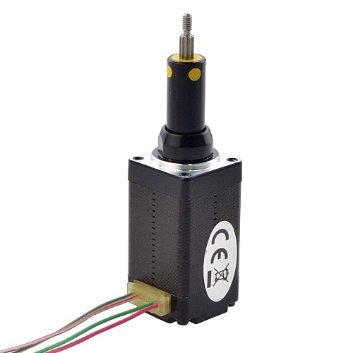 NEMA 8 Captive Acme Liniowy silnik krokowy 0.5A 38.2mm Wzrost Prowadzić 2mm(0.07874") Skok 19.1mm - 8C15S0504AC5-019RS | StepperOnline NEMA 8 Captive Acme Liniowy silnik krokowy 0.5A 38.2mm Wzrost Prowadzić 2mm(0.07874") Skok 19.1mm - 8C15S0504AC5-019RS | StepperOnline