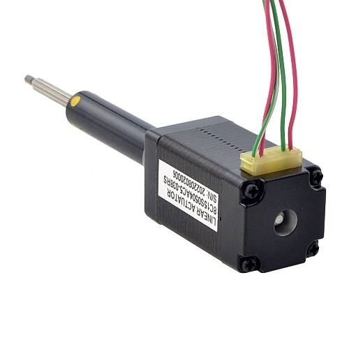 NEMA 8 Captive Acme Liniowy silnik krokowy 0.5A 38.2mm Wzrost Prowadzić 2mm(0.07874") Skok 38.1mm - 8C15S0504AC5-038RS | StepperOnline NEMA 8 Captive Acme Liniowy silnik krokowy 0.5A 38.2mm Wzrost Prowadzić 2mm(0.07874") Skok 38.1mm - 8C15S0504AC5-038RS | StepperOnline