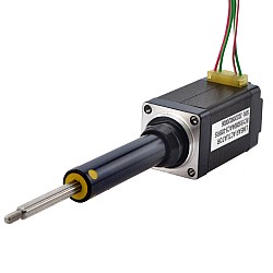NEMA 8 Captive Acme Liniowy silnik krokowy 0.5A 38.2mm Wzrost Prowadzić 2mm(0.07874") Skok 38.1mm