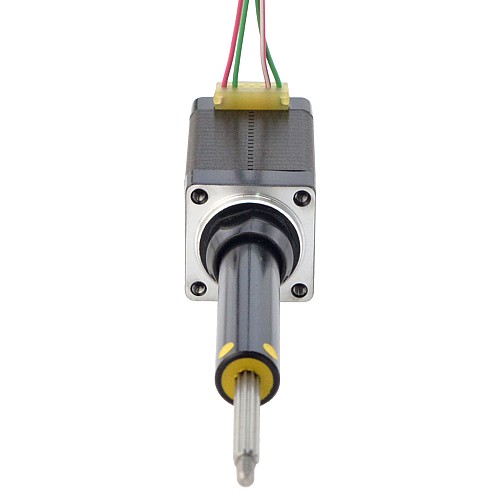 NEMA 8 Captive Acme Liniowy silnik krokowy 0.5A 38.2mm Wzrost Prowadzić 2mm(0.07874") Skok 38.1mm - 8C15S0504AC5-038RS | StepperOnline NEMA 8 Captive Acme Liniowy silnik krokowy 0.5A 38.2mm Wzrost Prowadzić 2mm(0.07874") Skok 38.1mm - 8C15S0504AC5-038RS | StepperOnline