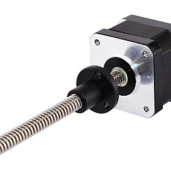 Nema 17 Zewnętrzny stos 34mm 0,4A Przewód 2mm(0,07874") Długość 100mm