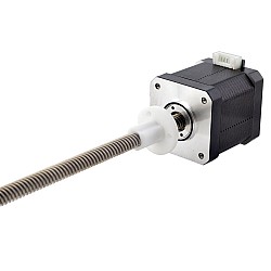 Nema 17 zewnętrzny liniowy silnik krokowy Acme 1.68A 48mm śruba stosowa ołowiu 8mm(0.31496") długość ołowiu 300mm