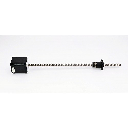 Nakrętka przeciwluzowa Nema 17 Zewnętrzny stos 48mm 1,68A Ołów 2mm(0,07874 ")Długość 330mm - 17E19S1684AB4-330RA | StepperOnline