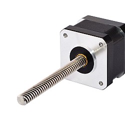 Nema 17 Non-captive Stos 34mm 0,4A Przewód 8mm(0,31496") Długość 150mm