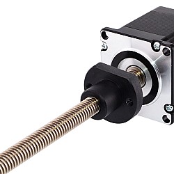 Nema 23 Zewnętrzny stos 56mm Przewód 2,0A 4mm(0,15748") Długość 200mm