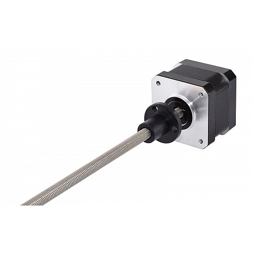 Nema 17 Zewnętrzny stos 26Ncm(36.82oz.in) 34mm 0,4A Przewód 2mm(0,07874) Długość 150mm Nema 17 Zewnętrzny stos 26Ncm(36.82oz.in) 34mm 0,4A Przewód 2mm(0,07874) Długość 150mm