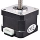Nema 17 Non-captive Stos 34mm 0,4A Przewód 2mm(0,07874) Długość 100mm Nema 17 Non-captive Stos 34mm 0,4A Przewód 2mm(0,07874) Długość 100mm