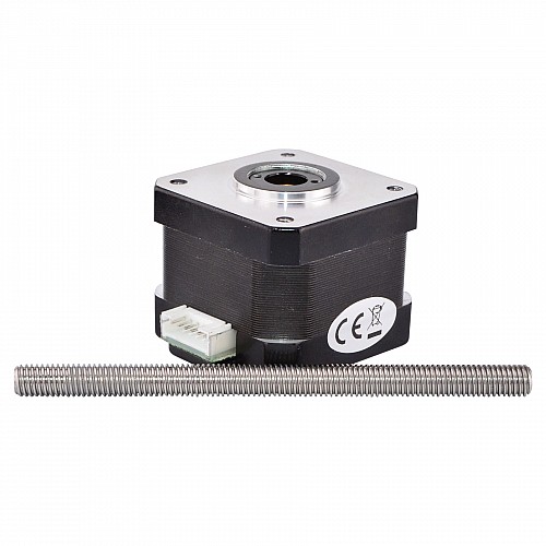 Nema 17 Non-captive Stos 34mm 0,4A Przewód 2mm(0,07874) Długość 100mm Nema 17 Non-captive Stos 34mm 0,4A Przewód 2mm(0,07874) Długość 100mm